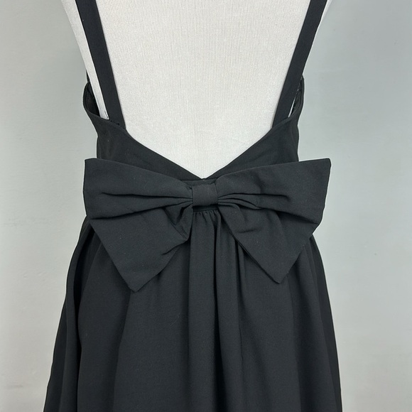 Tea & Cup Coquette Open Back Bow Mini Dress Sz M - Picture 8 of 14